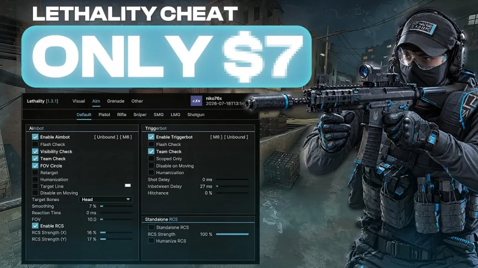 Cs2 cheats provide advanced aimbot, wallhack, and undetected gameplay with VAC Live monitoring